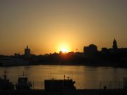 Atardecer en M�laga. M�laga, Andaluc�a